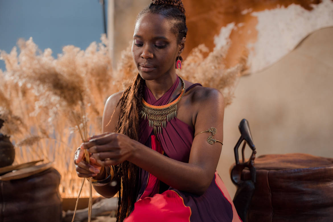 mujer africana